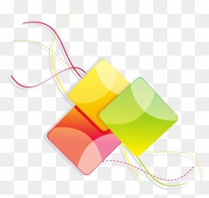 Line Geometry Icon - Abstract Colorful Line Png