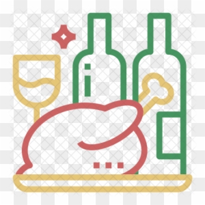 Party, Celebration, Meal, Food, Christmas Icon - Party