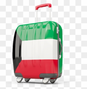 Illustration Of Flag Of Kuwait - Indian Flag Travel Bag