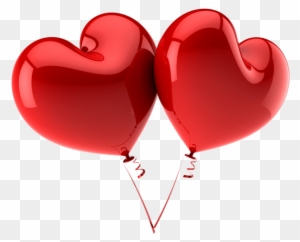 Valentines Day Heart Shaped Balloons Hd Image 2018 - Red Heart Balloons Png