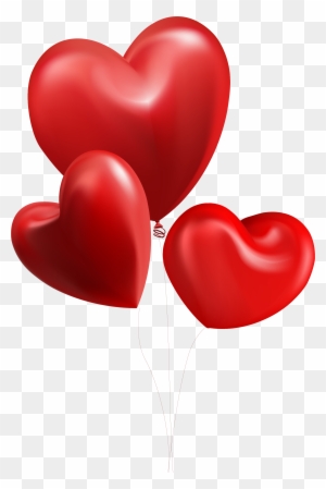 Valentine's Day Heart Balloon Illustration - Valentine's Day