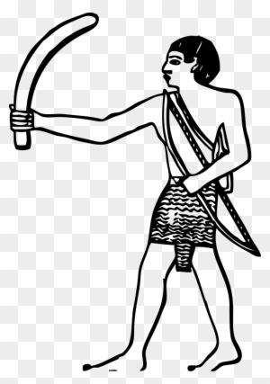 Egyptian Boomerang Png Images - Ancient Egyptian Soldiers Drawing