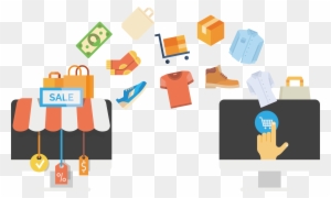 E-commerce Online Shopping Retail Business Infographic - You An Online Seller