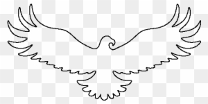 Use The Printable Outline For Crafts, Creating Stencils, - Outline Of An Eagle