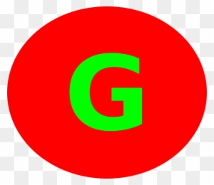 Letter G Red Circle Clip Art At Clker Com Vector Clip - G In A Circle