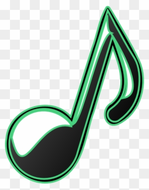 Clip Arts Related To - Green Music Notes Clip Art