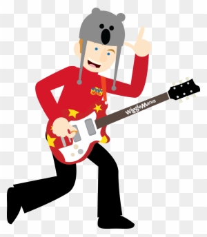 Carl In Cartoon Form With His Starry Maton - Big Red Car