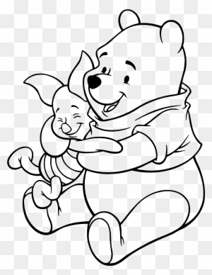 Adult Piglet Winnie The Pooh And Piglet Flying Heart - Draw Pooh And Piglet