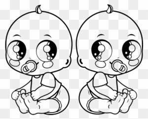 7 Images Of Twin Babies Coloring Pages Human - Baby Girl Coloring Pages