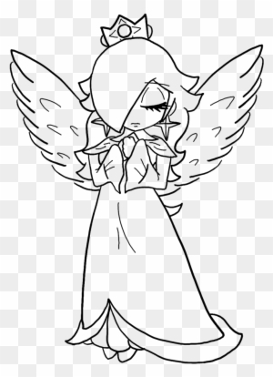 Baby Rosalina Coloring Pages, Nintendo Super Mario Bros Coloring Book Page Princess Peach Princess Daisy And Rosalina Youtube - Rosalina with luma coloring page free printable pages within baby.