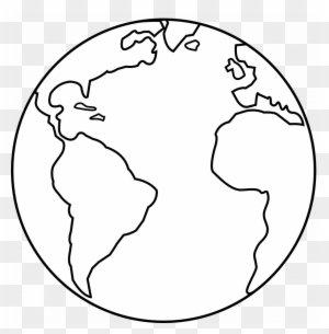 earth clipart black and white longitude