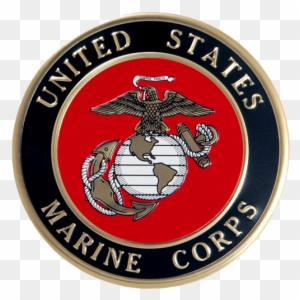 Wholesale Memorial Military Emblem United States Marine - Marine Corps Round Tin Sign