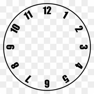 Squares Clipart Blank Clock - Clock With No Hands