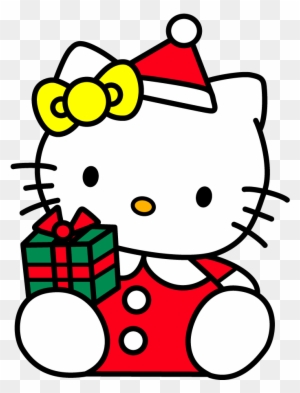 Cute Little Santa Claus Christmas Kitten - Merry Christmas Embroidery Design
