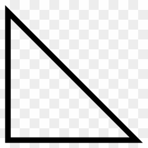 Isosceles Right Triangle - Right Angled Triangle Shape