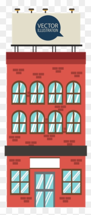 Single Brick Building Icon - Brick Building Vector