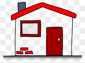 Building, House, Home, Cartoon, Window, Door, Chimney - House Clipart Free