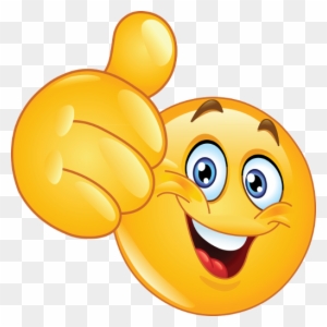 Amazed Face Clipart - Smiley Face Thumbs Up