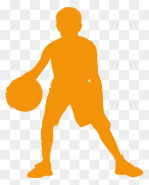 3rd/4th Grade 5th/6th Grade - Young Basketball Player Silhouette