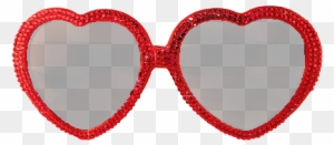 Heart Shaped Sunglasses Transparent