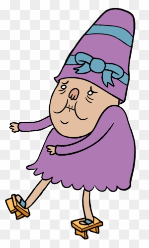Old Lady With Purple Dress - Old Lady With Purple Dress