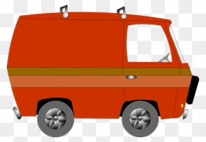 Van, Vintage, Cartoon, Vehicle, Drawing - Van Cartoon Png