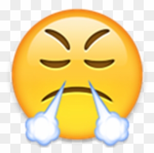 U 1f624 - Steam From Nose Emoji