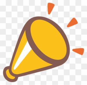 Cheer Megaphone Clipart Png Download - Megaphone Emoji