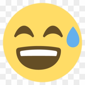 Sweating Emoji Cliparts - Happy Emoji Transparent Background - Free ...