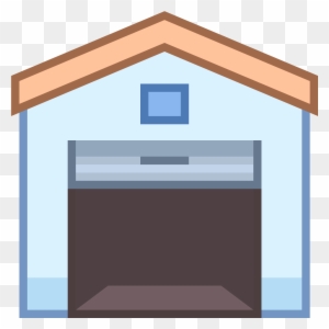 Room Clipart House Garage - Garage Door Open Icon