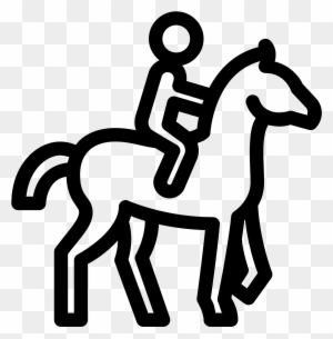 Horse Riding Clipart Montar - Horse Riding Icon