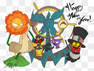 Happy New Year From My Ask/rp Blogs - Kirby Epic Yarn Marx