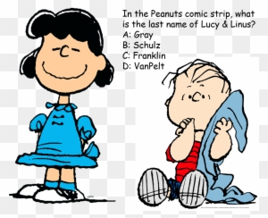 National Trivia Day Question - Cartoon Characters Charlie Brown
