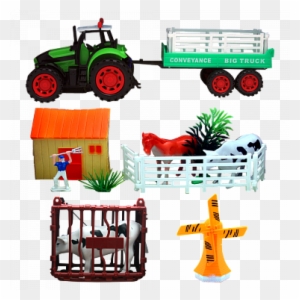 Buy Tractor Farmer Toys Top Level Farmer Set For Kids, - Toy Vehicle