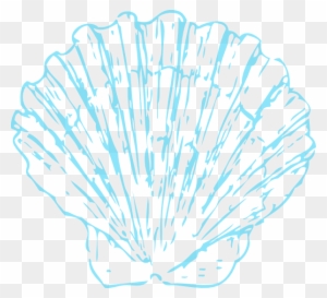 Turquoise Shell Opaque Clip Art At Clker - Seashell Wedding Clip Art - Free  Transparent PNG Clipart Images Download
