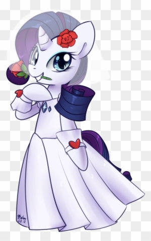 Rarity Rainbow Dash Pinkie Pie Clothing White Mammal - My Little Pony Rarity Wedding Dress
