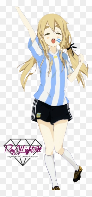 Argentina Render By Rayoflight342 Anime Futbol De Chicas Free Transparent Png Clipart Images Download