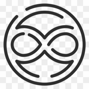 Infinity Symbol In Circle Logo Infinite Transparent - Rock Band Guitar Icon