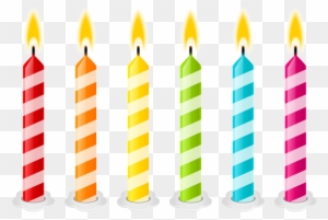 Birthday Candles Png Vector Clipart Image - Birthday Cake Candles Clipart