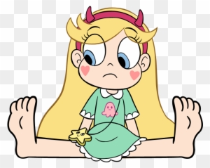 Star butterfly nude and feet