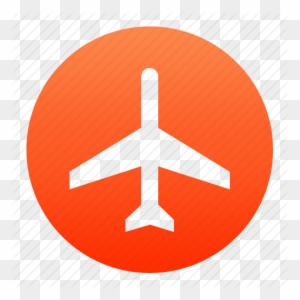Plane Airport Round Icon Transparent Png Amp Svg Vector - Airplane Icon ...