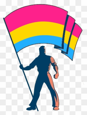 Pansexual - Man Holding Up Flag
