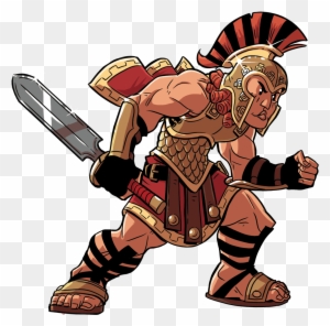 gladiators in suits clipart