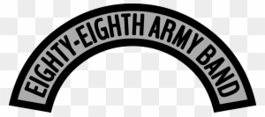 Us Army Eighty-eighth Army Band Tab - Army