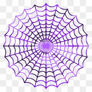 Camouflage Purple Spiders Web - Spider Web Clip Art