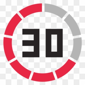 30 Minutes Counter Icon Transparent Png - Ph