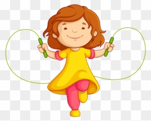 Jump Ropes Jumping Clip Art - Girl Jumping Rope Clipart