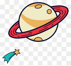 Planet Space Vector - Cartoon Planet