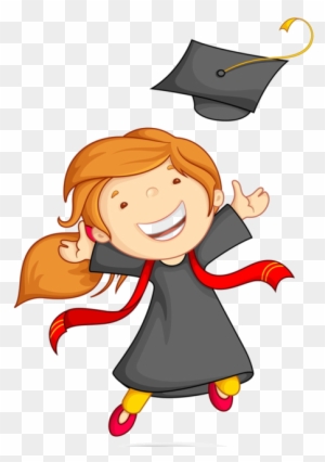 Gown Clipart Graduation Dress - Graduation Kids - Free Transparent PNG