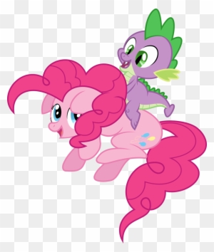 Sulyo, Pinkie Pie, Riding, Rodeo, Safe, Simple Background, - Spike X Pinkie Pie